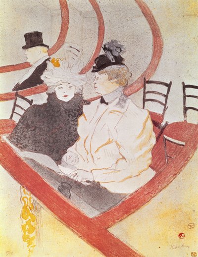 The Grande Loge by Henri de Toulouse Lautrec